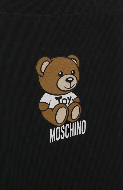 Хлопковые легинсы MOSCHINO, арт. H3P047/LBA10/4-8, фото 3