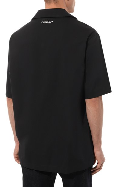 Хлопковая рубашка OFF-WHITE, арт. OMGA196C99FAB0041001, фото 4