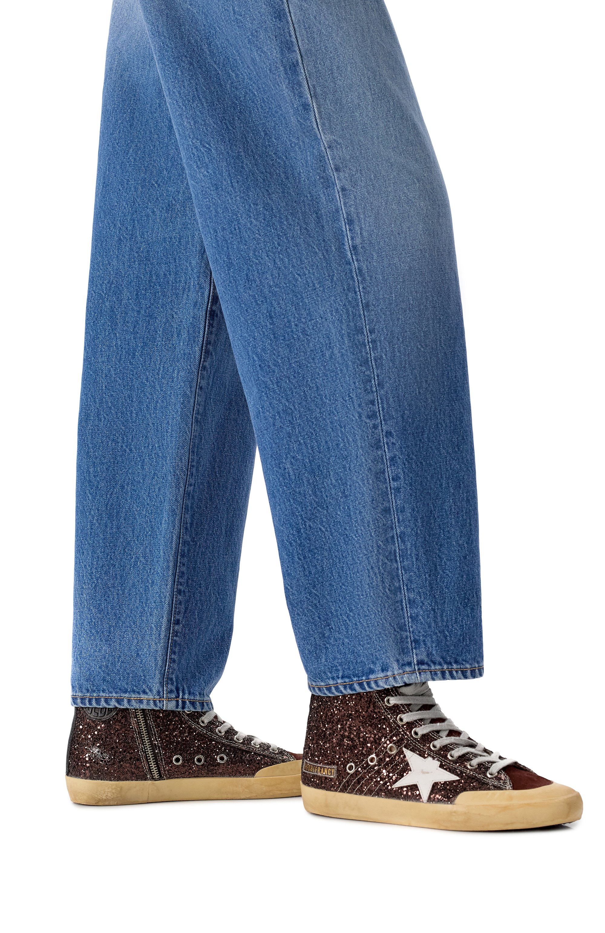 Комбинированные кеды francy penstar GOLDEN GOOSE DELUXE BRAND, арт. GWF00114.F004048, фото 2