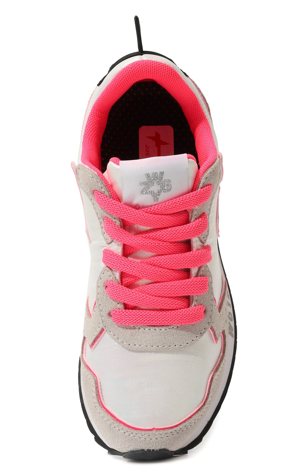 Кожаные кроссовки W6YZ розового цвета по цене 12800 руб., арт. 0012013567.35/27-34, фото 4 Кожаные кроссовки W6YZ, арт. 0012013567.35/27-34, фото 4