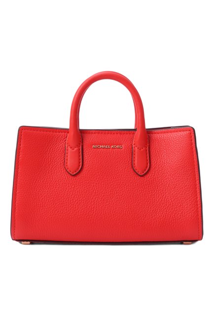 Женская сумка scarlett xs MICHAEL MICHAEL KORS красного цвета, арт. 32F4GETC0L | Фото 1 (Материал сплава: Проставлено; Драгоценные камни: Проставлено; Размер: small; Ремень/цепочка: На ремешке; Материал: Натуральная кожа)