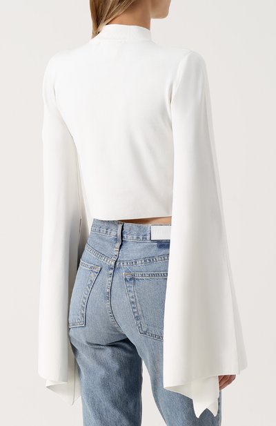 Свитер с воротником-стойкой и расклешенными рукавами SOLACE LONDON, арт. 0S1610, фото 4