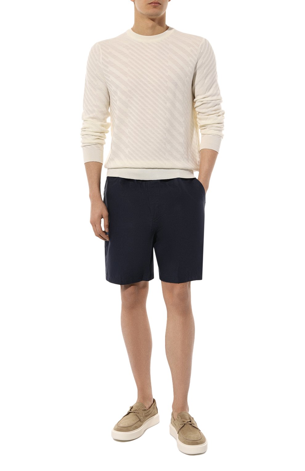 Льняные шорты DEREK ROSE, арт. 9810-SYDN002, фото 2