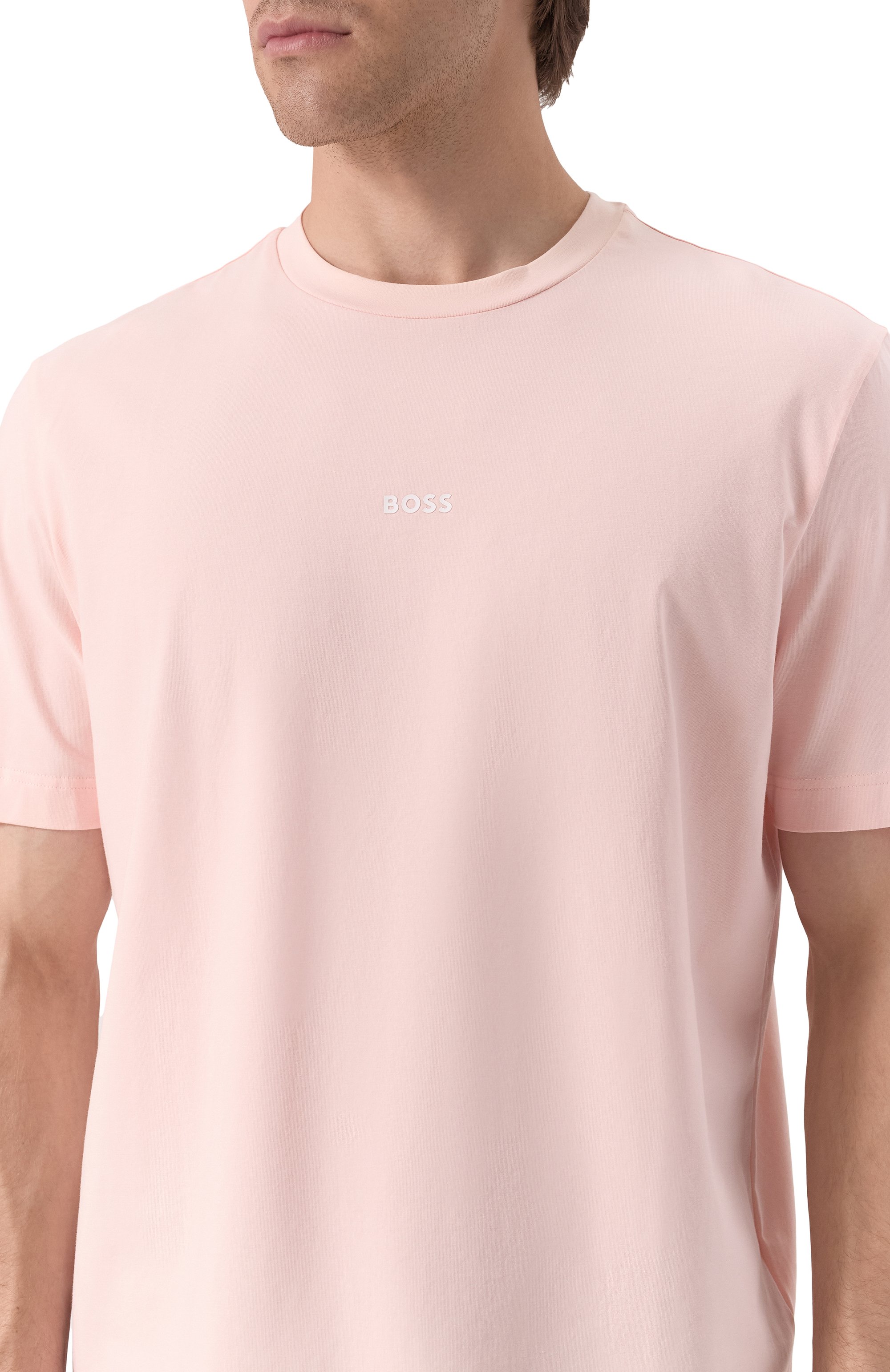 Хлопковая футболка BOSS ORANGE, арт. 50473278, фото 5