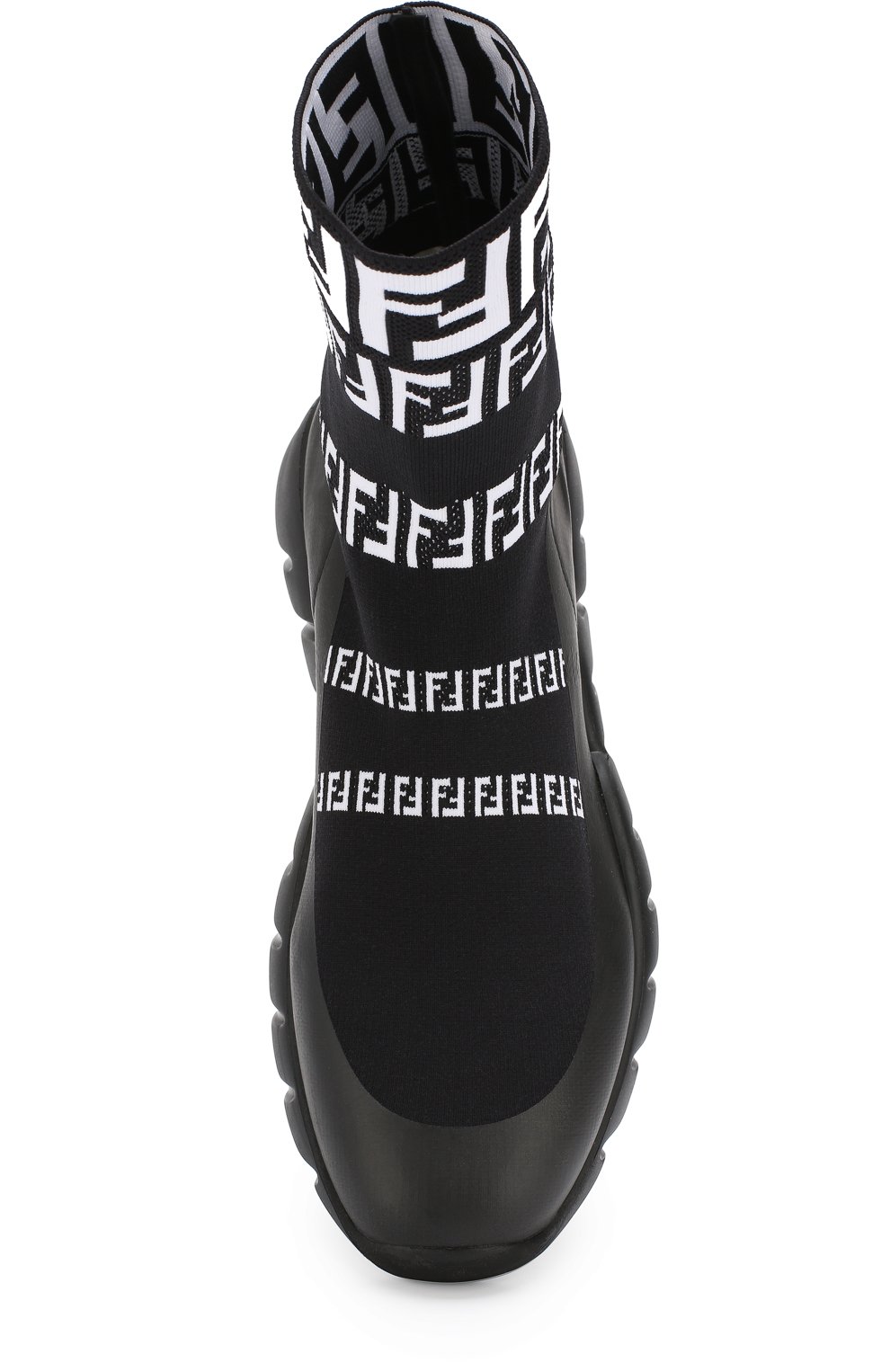 Высокие текстильные кроссовки FENDI, арт. 7E1163 A3XH, фото 5