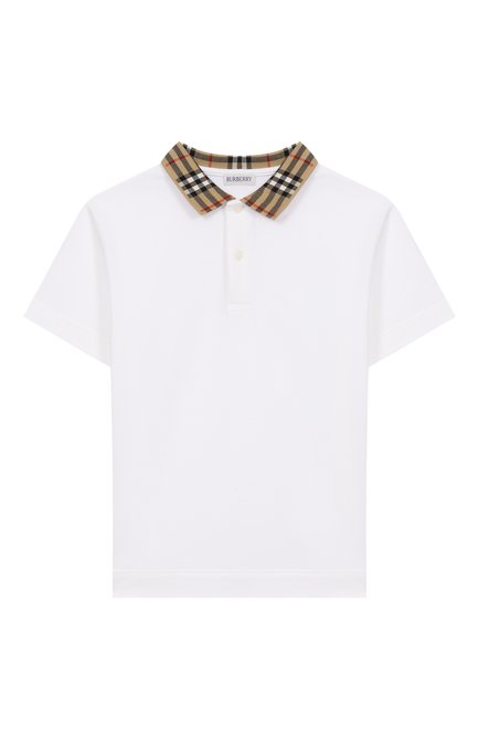 Хлопковое поло BURBERRY, арт. 8105571