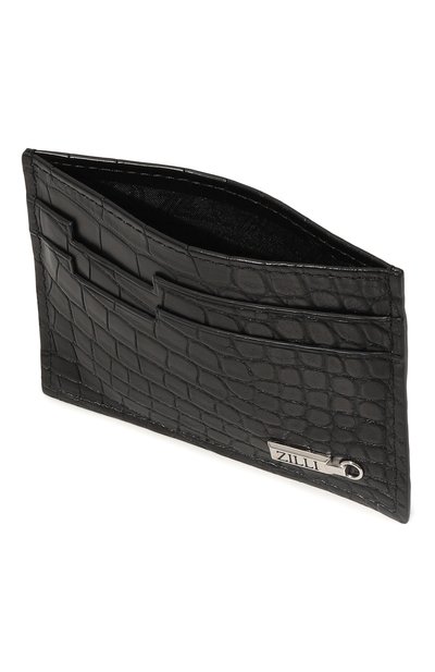 Футляр для кредитных карт из кожи аллигатора ZILLI, арт. LCC500M1010VIMP00/ALMIS, фото 3