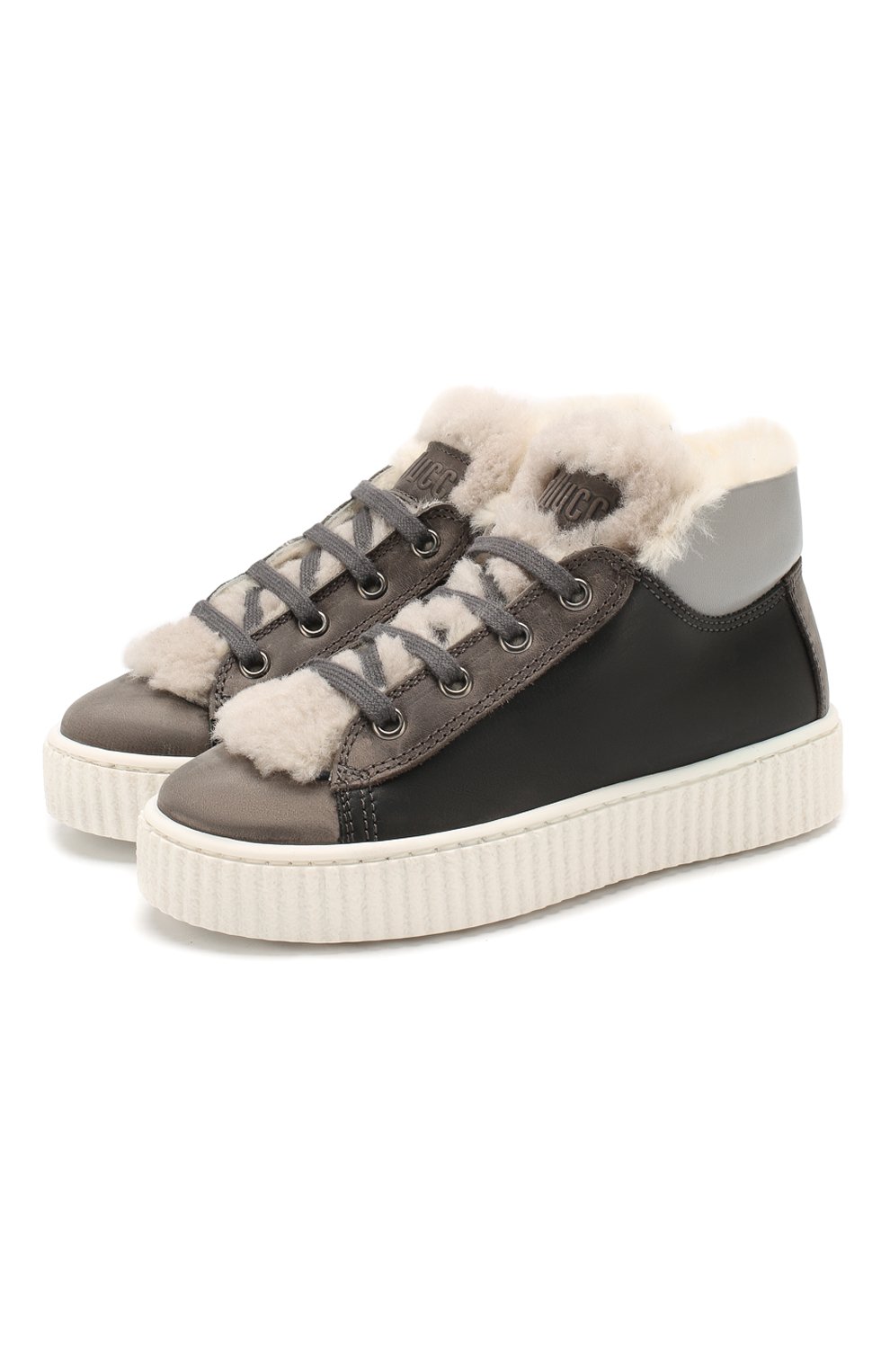 Кожаные кеды GALLUCCI, арт. J20029BM/SC S S G0M SUL/VIT, фото 1