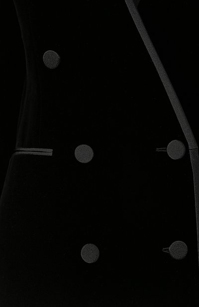 Жакет SAINT LAURENT черного цвета по цене 331500 руб., арт. 615864/Y525R, фото 5 Жакет SAINT LAURENT, арт. 615864/Y525R, фото 5