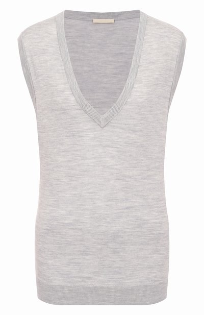 Женский жилет из шерсти и шелка 12 STOREEZ, арт. 134021