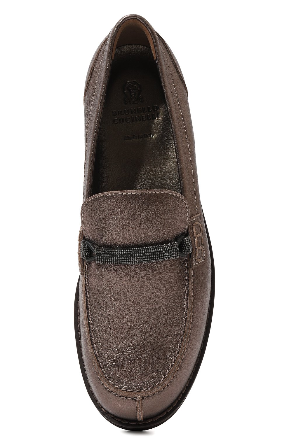 Кожаные лоферы BRUNELLO CUCINELLI, арт. BZFABD035, фото 4