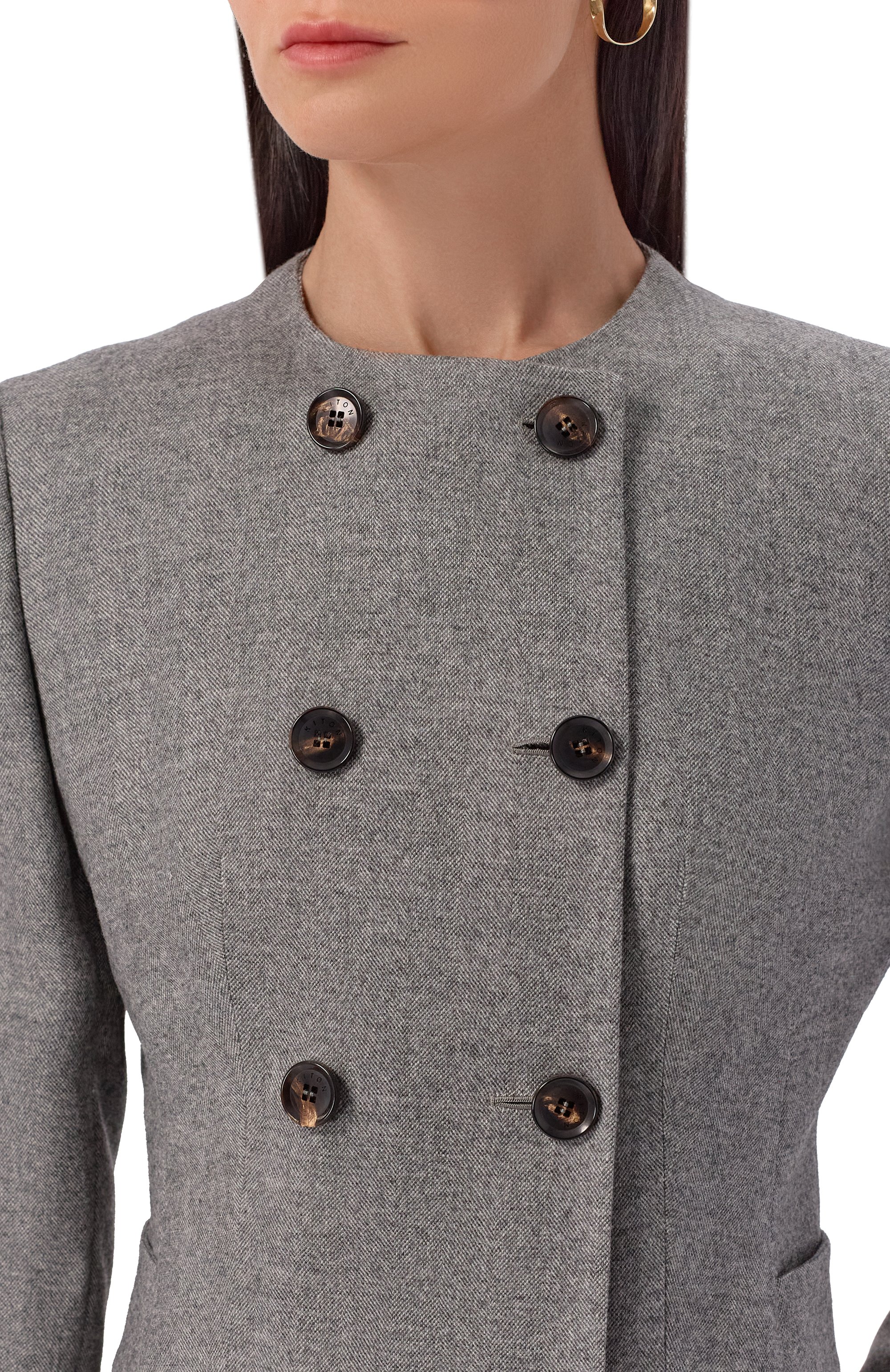 Жакет из шерсти и кашемира KITON, арт. D60508K0561G01, фото 5