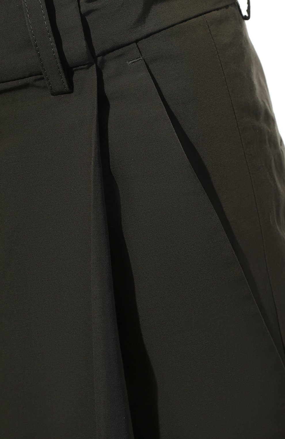 Брюки DRIES VAN NOTEN хаки цвета по цене 54950 руб., арт. 221-030942-4027, фото 5 Брюки DRIES VAN NOTEN, арт. 221-030942-4027, фото 5