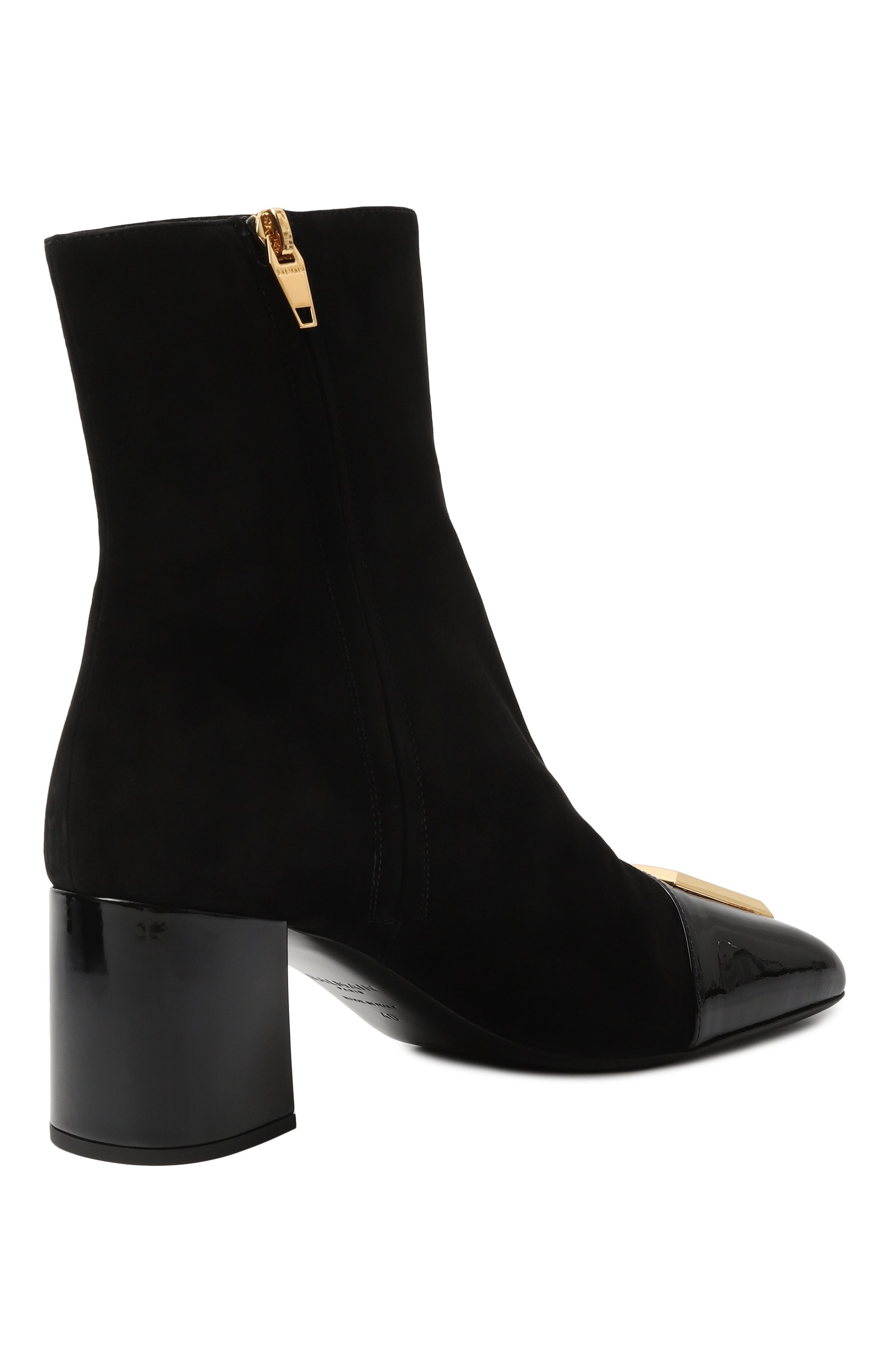 Замшевые ботильоны edna 70 BALMAIN, арт. FN0TE036/LCSV, фото 5