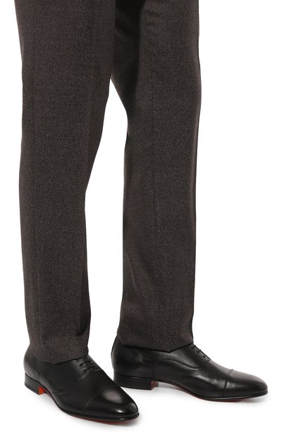 Кожаные оксфорды kenneth SANTONI, арт. MCKG02455LA1SSJ8N01, фото 3