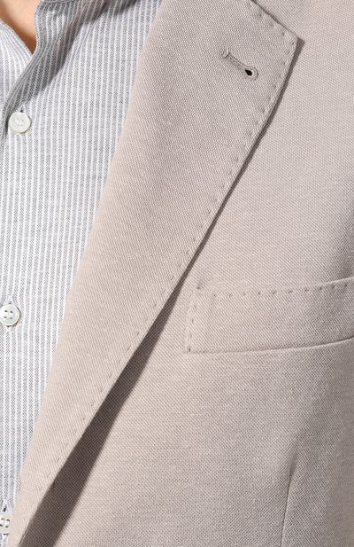 Пиджак из хлопка и шелка LORO PIANA, арт. FAE8388, фото 5