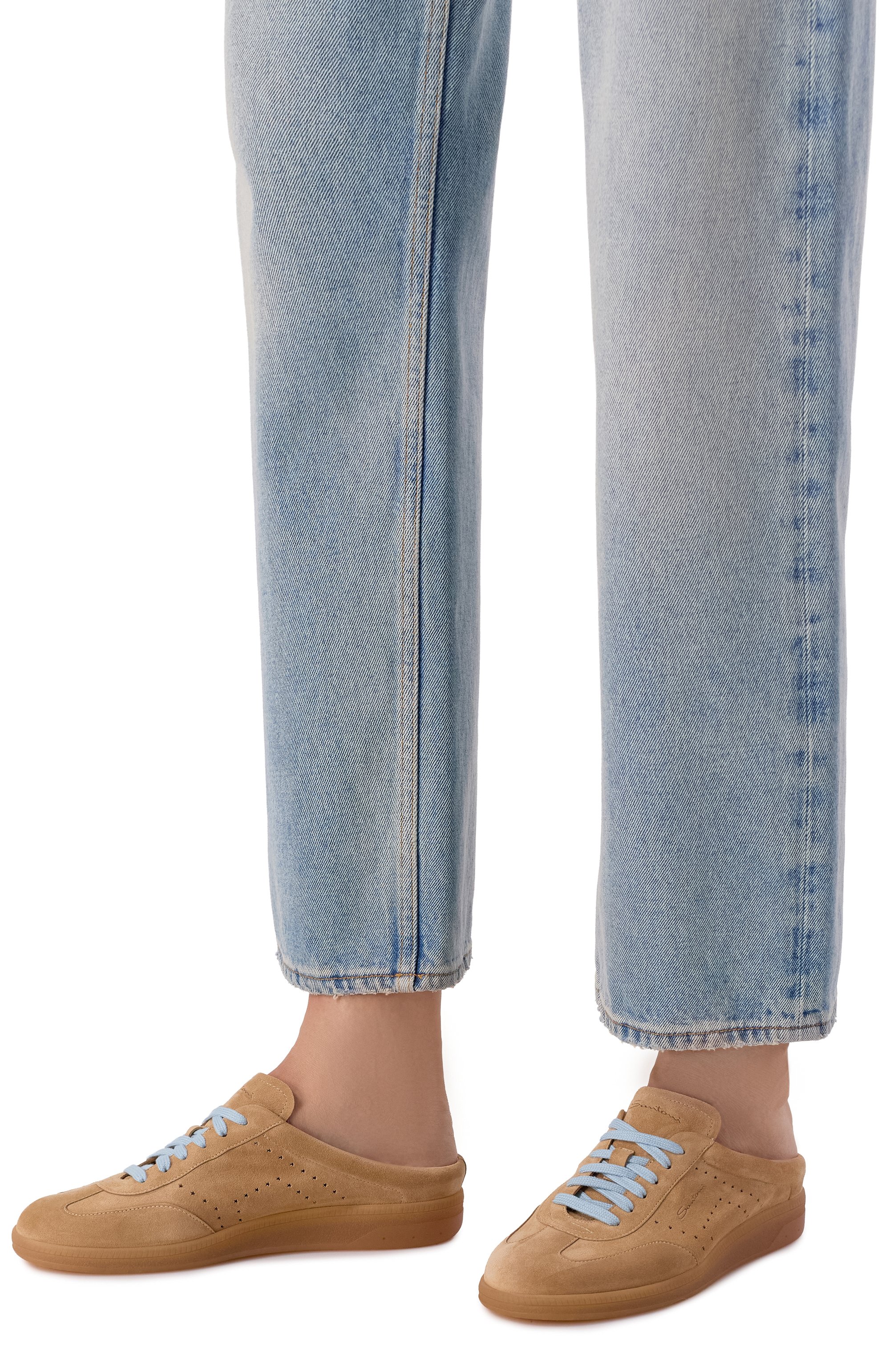 Замшевые кеды SANTONI, арт. WBPG61347FAITKSN, фото 2