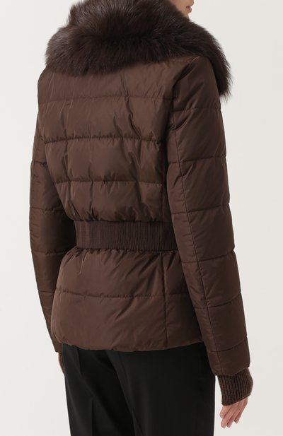 Стеганый пуховик с меховой отделкой RALPH LAUREN, арт. 911/IHC09/FHC09, фото 4