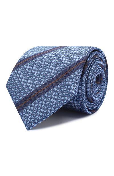Мужской шелковый галстук CANALI, арт. 70/HJ02870