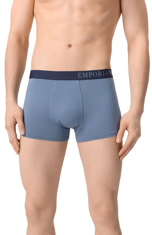 Комплект из двух боксеров Emporio Armani 111210/4F733 Синий  111210/4F733 Фото 4