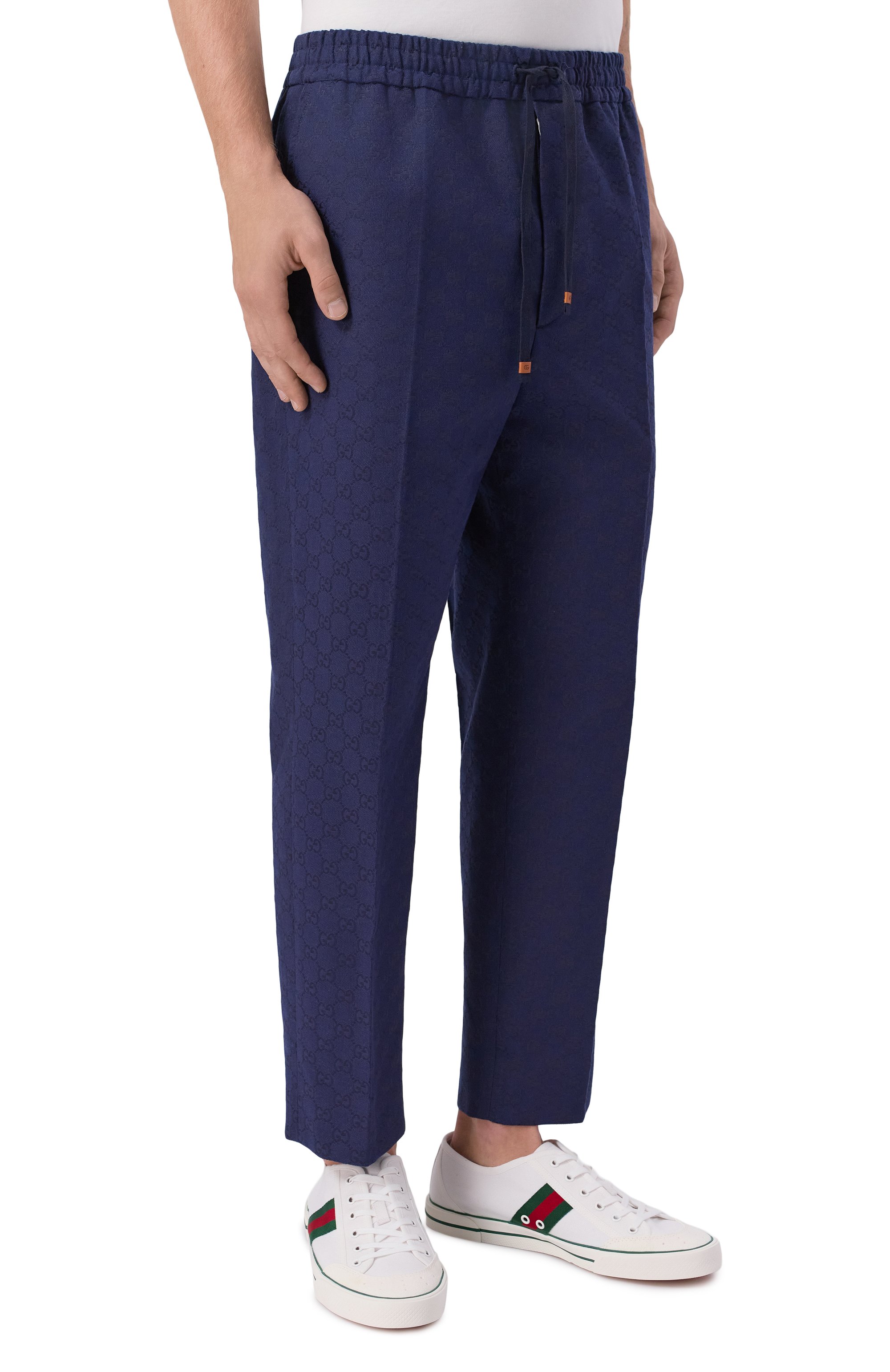 Хлопковые брюки GUCCI, арт. 698725/Z8A1M, фото 3