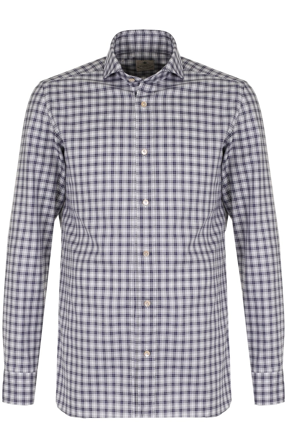 Хлопковая рубашка в клетку LUIGI BORRELLI, арт. EV18/TS4096, фото 1
