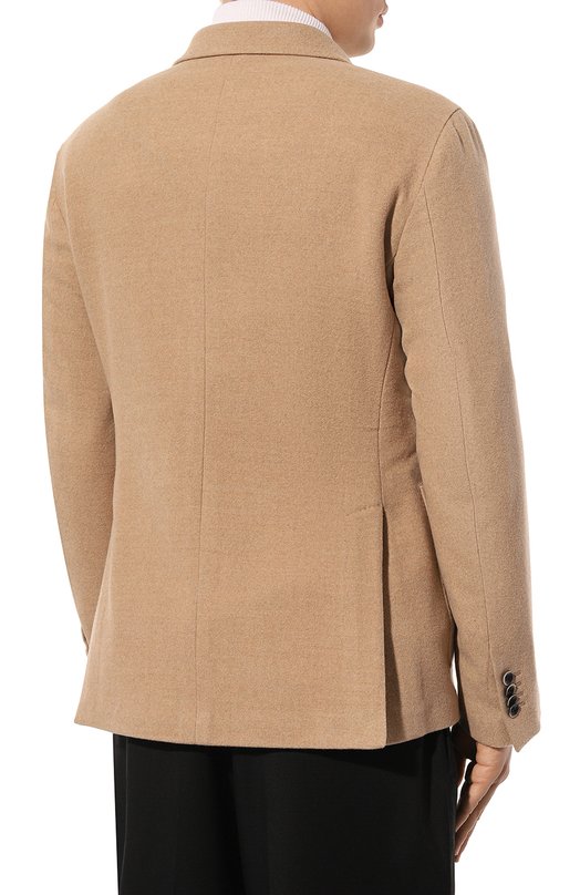 Шерстяной пиджак Nuti and Co Бежевый, фото 4