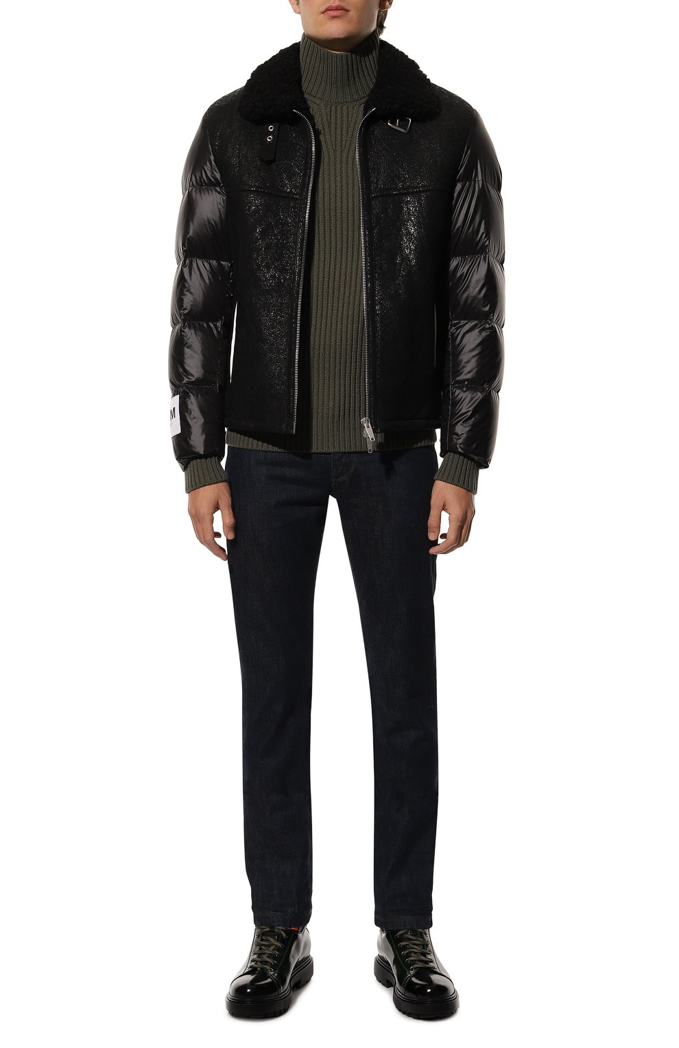 Кожаные ботинки SANTONI, арт. MGSG17966NERRHSNV29, фото 2