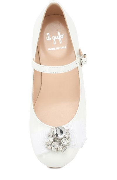 Лаковые туфли с бантом и кристаллами IL GUFO, арт. G362/PATENT/31-34, фото 4