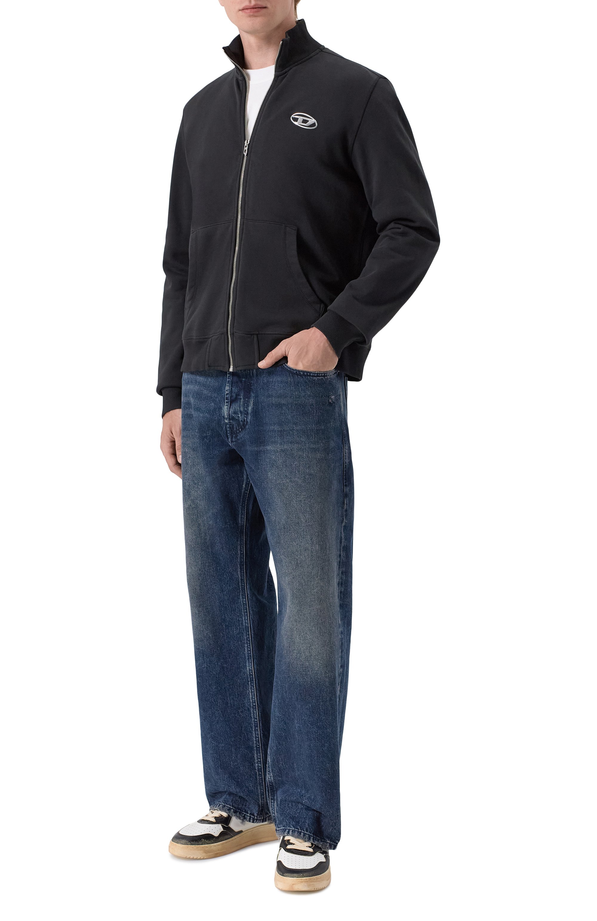 Хлопковая толстовка DIESEL, арт. A21873/0BKBW, фото 2