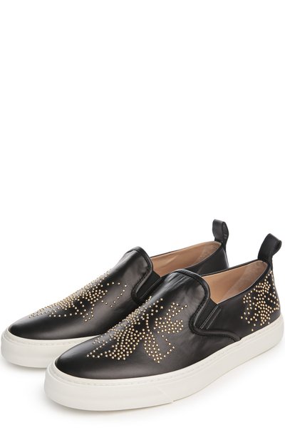 Кожаные слипоны susanna с заклепками CHLOÉ, арт. CH26142/NAPPA DREAM SHEEPSKIN, фото 2