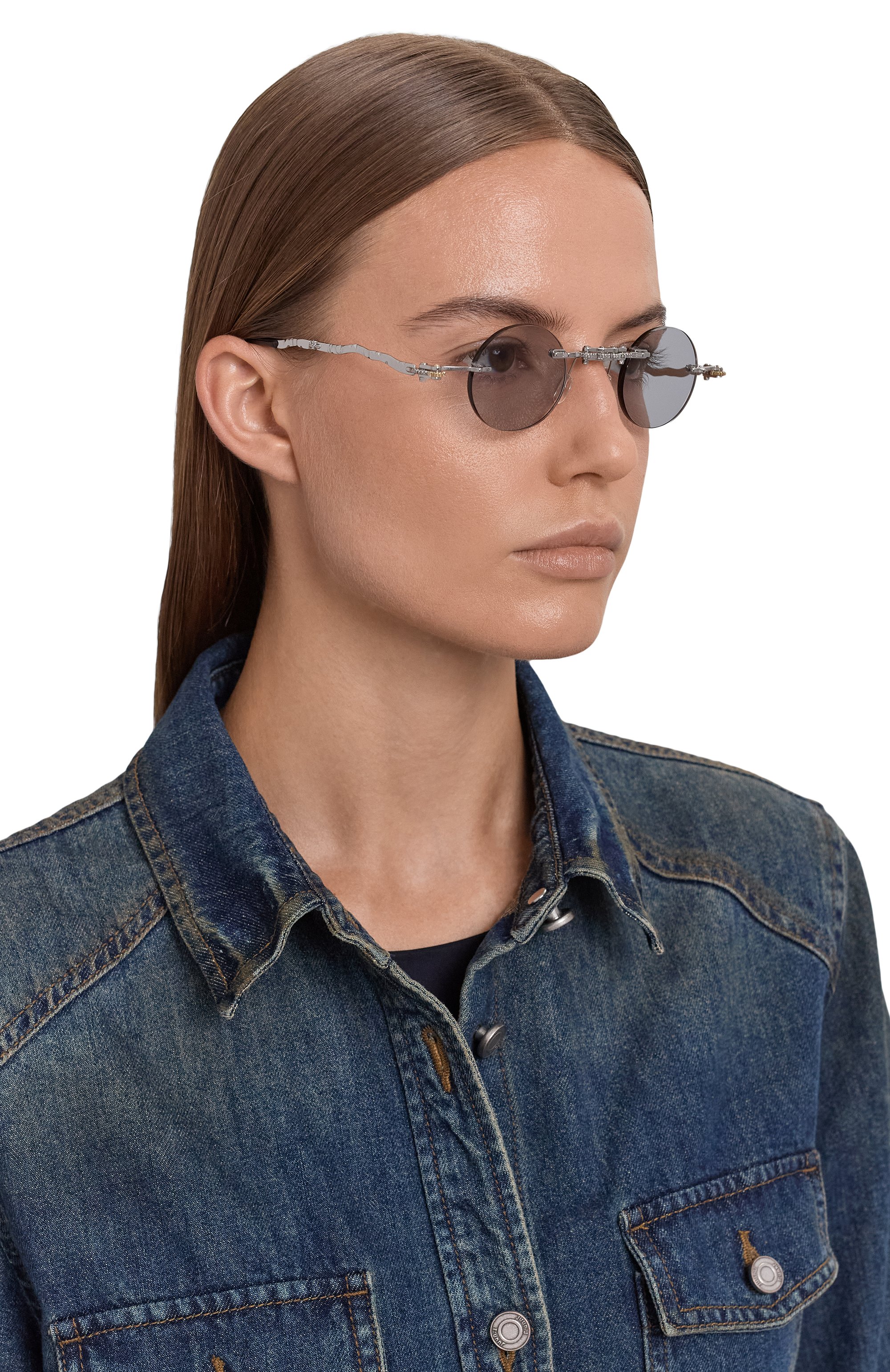 Солнцезащитные очки KUB0RAUM серого цвета по цене 106500 руб., арт. H42 SG GREY1, фото 3 Солнцезащитные очки KUB0RAUM, арт. H42 SG GREY1, фото 3