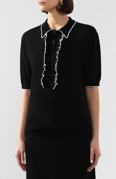 Пуловер из смеси вискозы и хлопка DRIES VAN NOTEN, арт. 201-31231-9706, фото 3