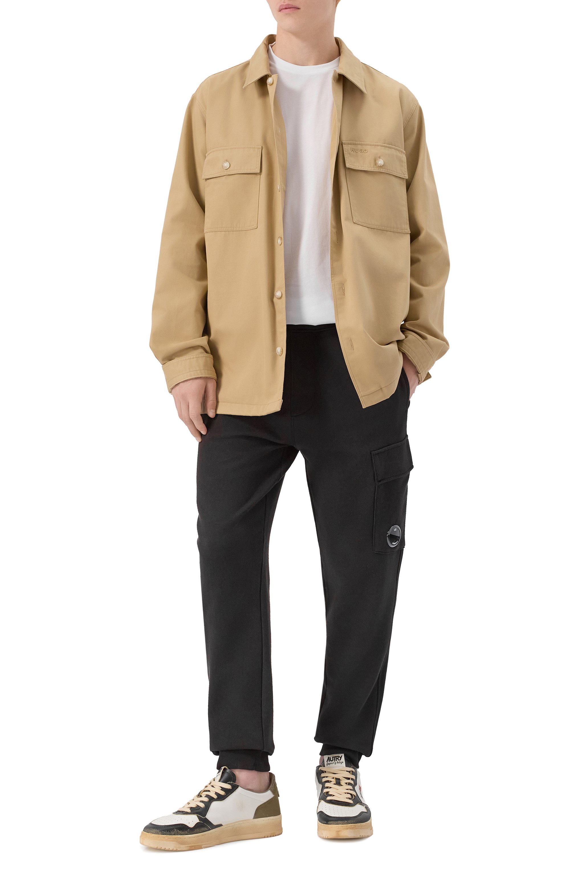 Хлопковые джоггеры C.P. COMPANY, арт. 18CMSP017A005086W, фото 2