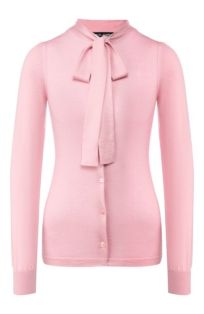 Женский кардиган из смеси кашемира и шелка DOLCE & GABBANA, арт. FX632T/JAMR5