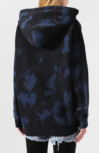 Хлопковое худи PROENZA SCHOULER синего цвета по цене 28500 руб., арт. WL1944120-JCT135, фото 4 Хлопковое худи PROENZA SCHOULER, арт. WL1944120-JCT135, фото 4