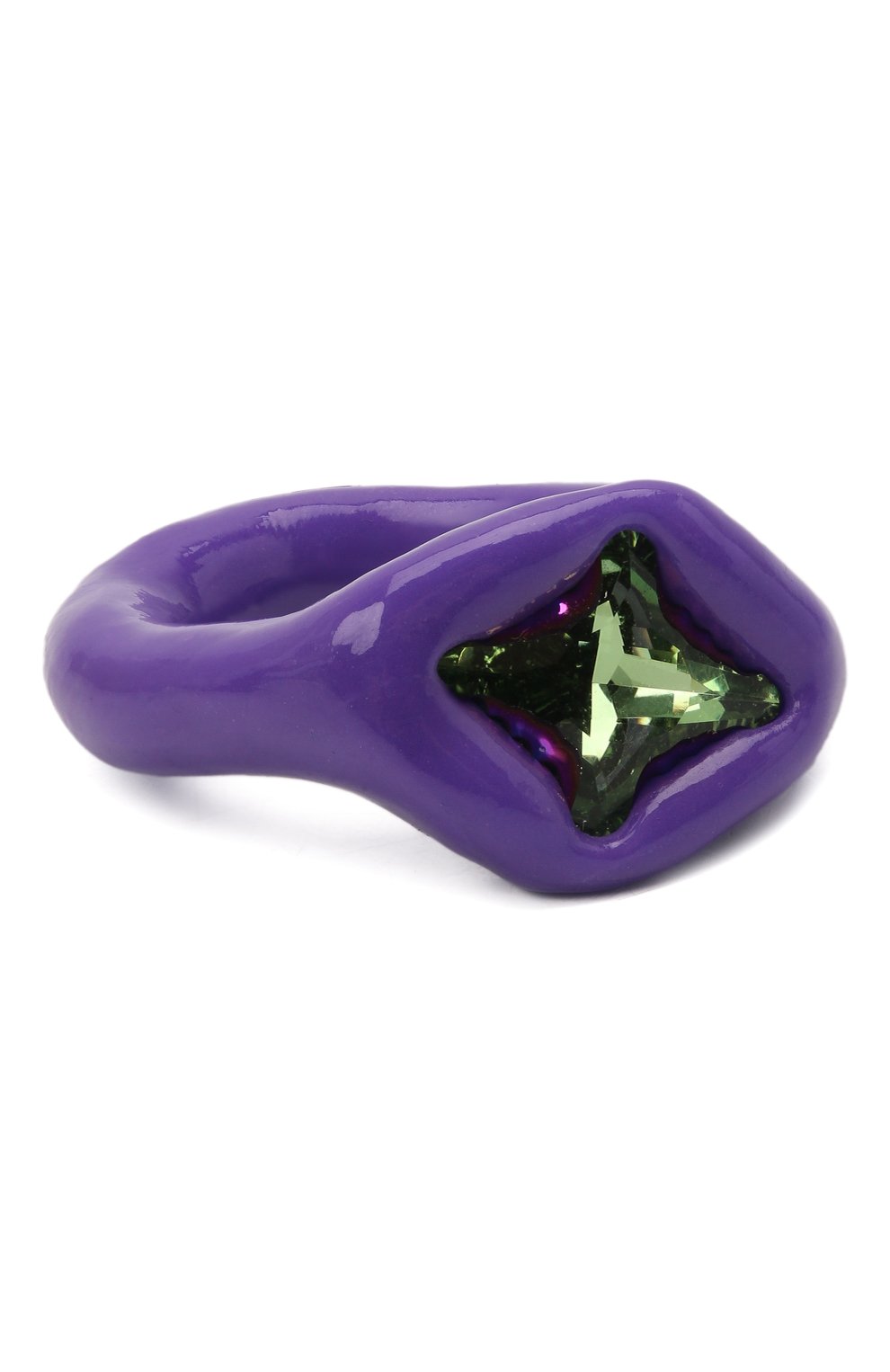 Кольцо LILI ARCHIVE фиолетового цвета по цене 8800 руб., арт. RM40C38S40, фото 1 Кольцо LILI ARCHIVE, арт. RM40C38S40, фото 1