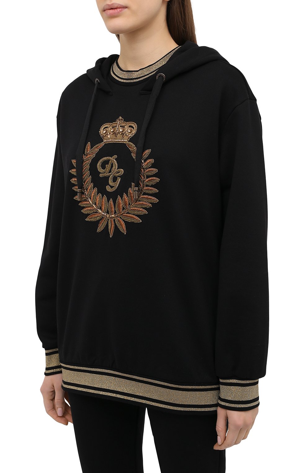 Хлопковое худи DOLCE & GABBANA, арт. F9F07Z/G7W0M, фото 3