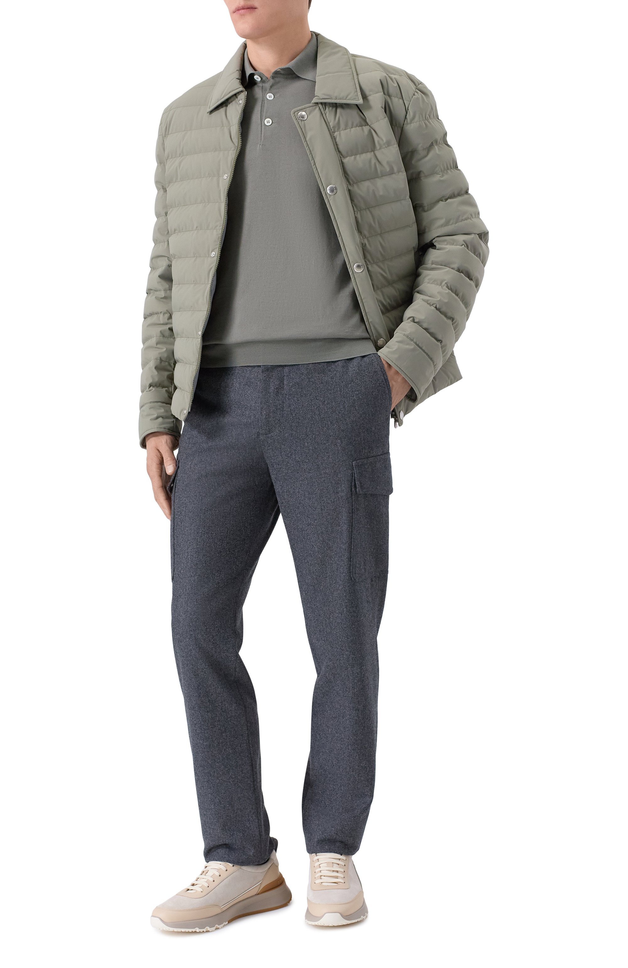 Хлопковое поло BRUNELLO CUCINELLI, арт. M29800125, фото 2