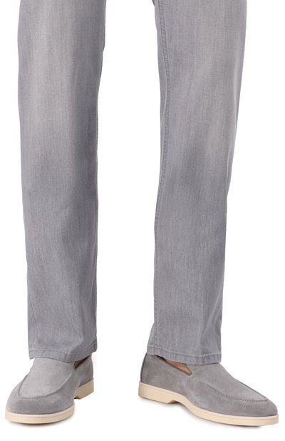 Замшевые лоферы DOUCAL'S, арт. DU3413NWMAUY009G, фото 3