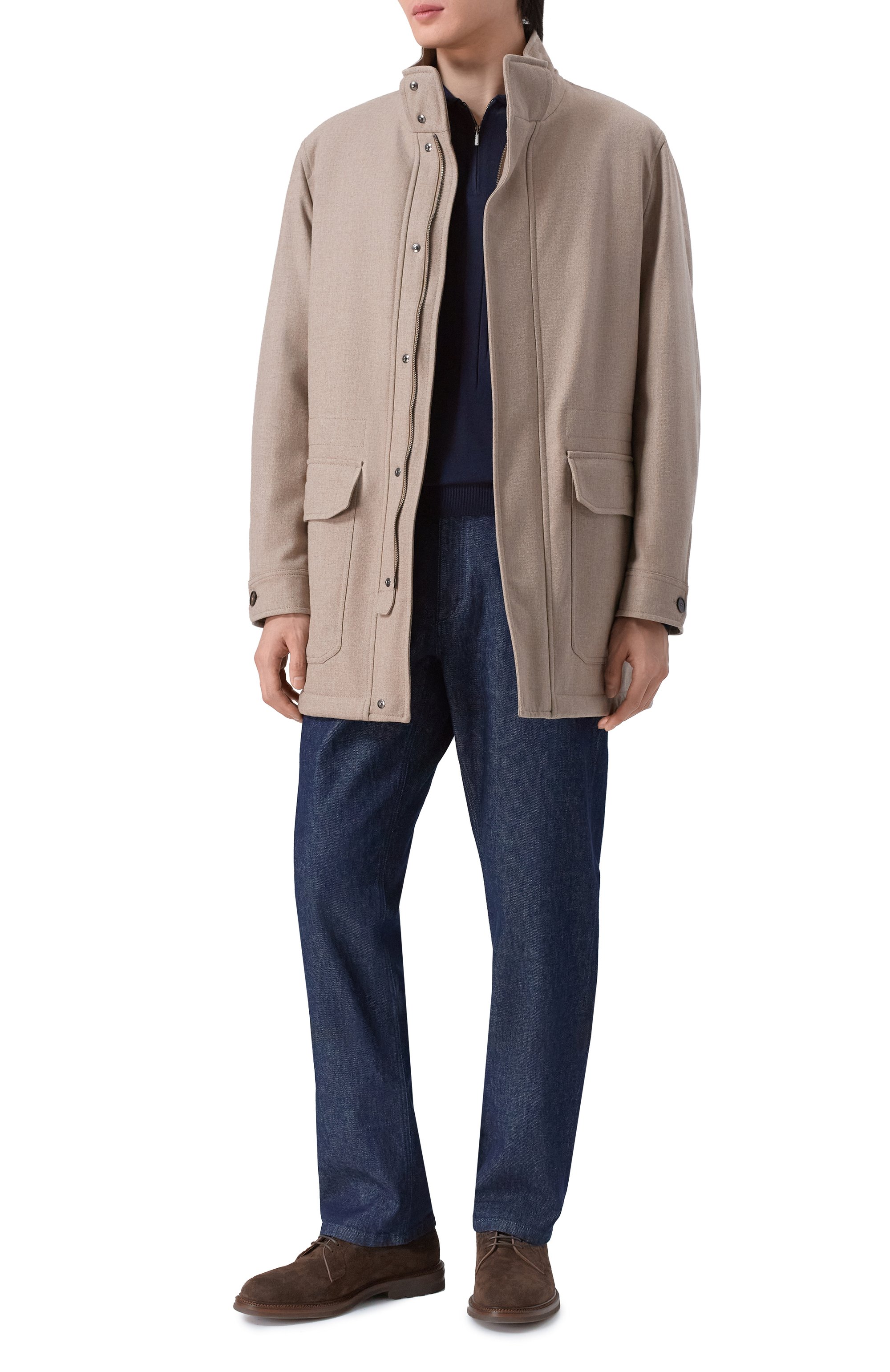 Куртка из кашемира и шелка с подкладкой из овчины BRIONI, арт. SHNY0L/0D311, фото 2