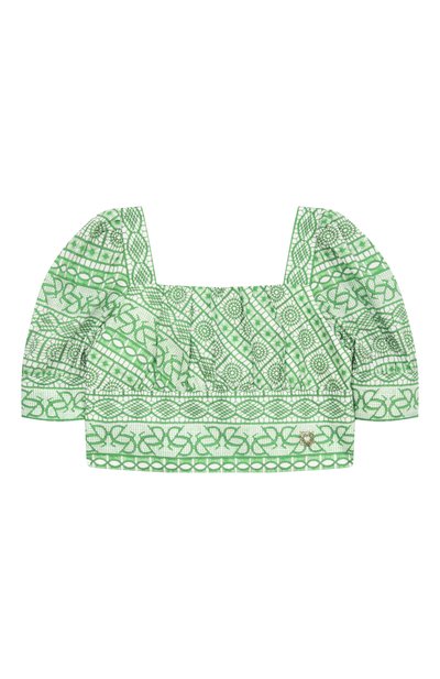 Хлопковый топ ELIE SAAB JUNIOR, арт. EFTP029/TS1103_001