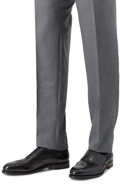 Кожаные оксфорды colin SANTONI, арт. MCCG17836PG4H0BR, фото 3