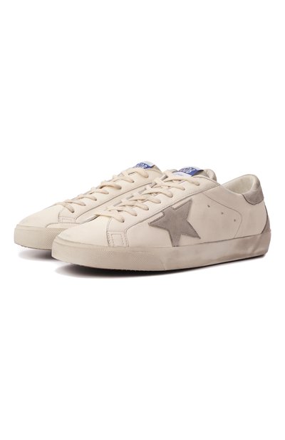 Кожаные кеды super-star GOLDEN GOOSE DELUXE BRAND, арт. GMF00102.F005359, фото 1