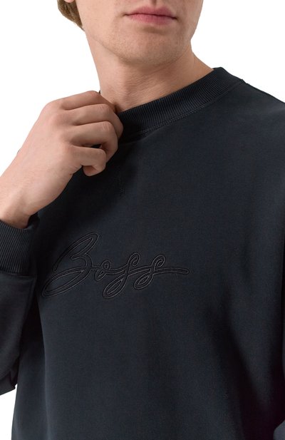 Хлопковый свитшот BOSS, арт. 50535846, фото 5
