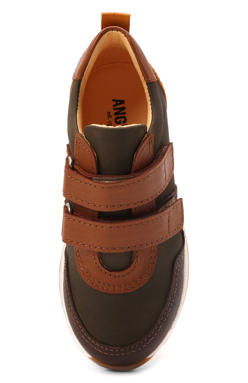 Кожаные кроссовки ANGULUS, арт. 3300-101/18-29, фото 4