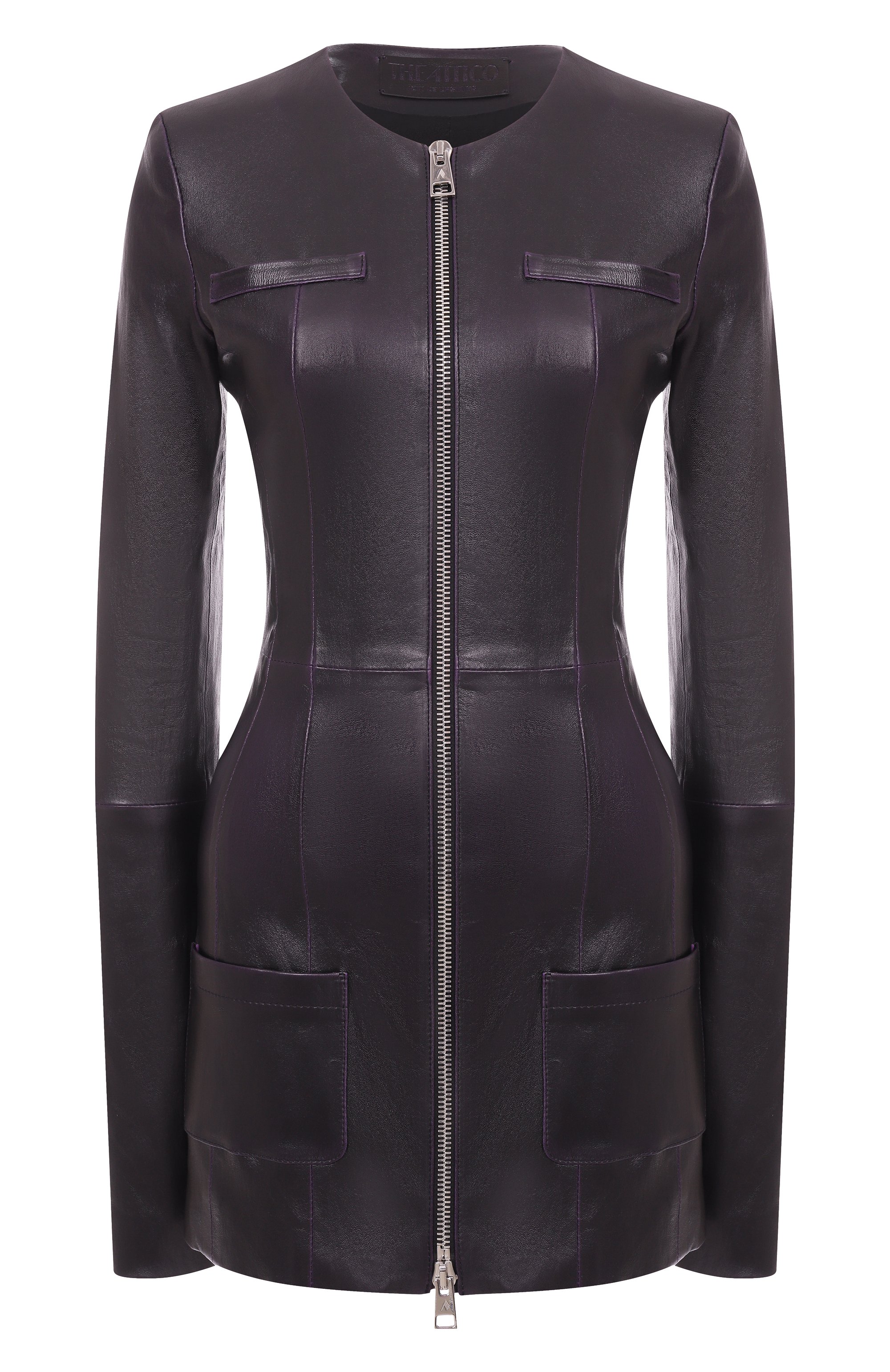 Кожаная куртка THE ATTICO, арт. 247WCG77/L099, фото 1