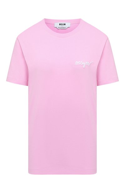 Женская хлопковая футболка MSGM, арт. 3041MDM108 217298