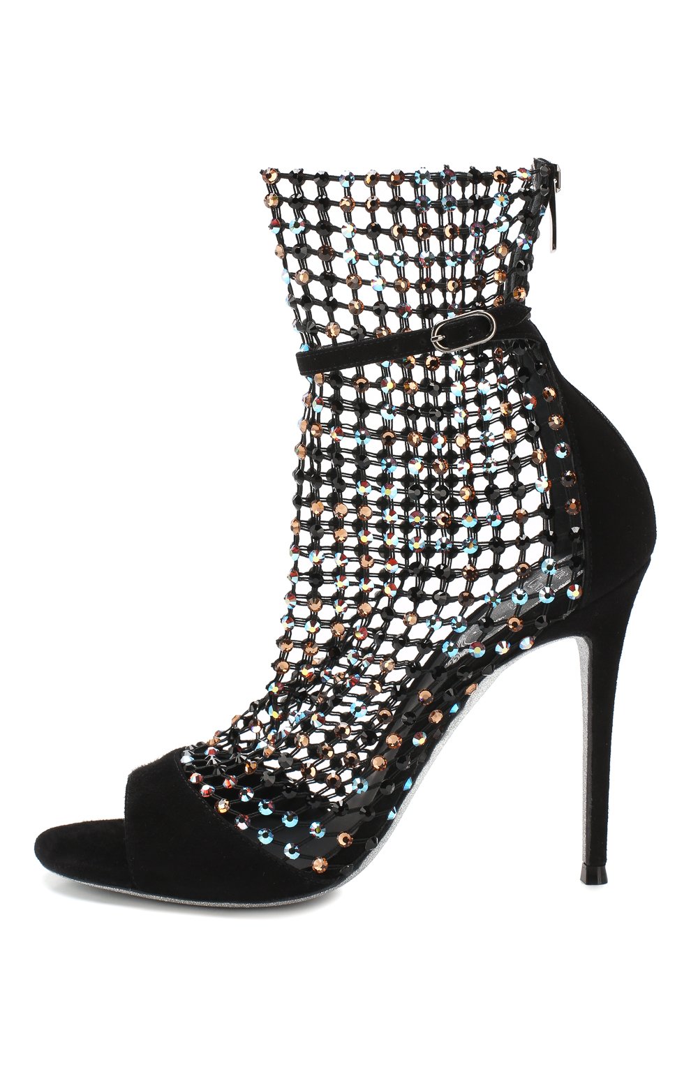 Замшевые босоножки galaxia RENE CAOVILLA, арт. C09791-105-C001X100, фото 3