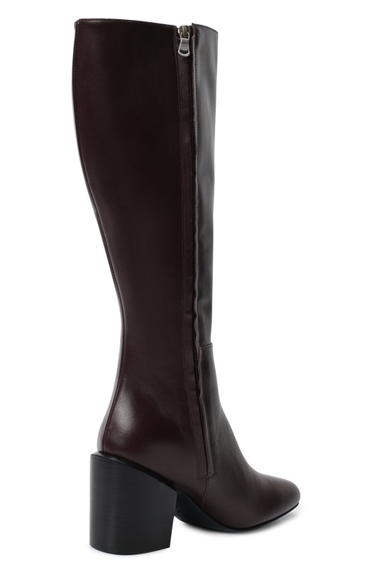 Кожаные сапоги Patrizia Pepe Фиолетовый, фото 3